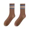 Meias Grossas para Homens no Outono e Inverno, Algodão Puro, Base de Toalha Espessada, Estilo Masculino, Adolescentes, Meninos, Estudantes, Meias Extra Longas, Estilo de Inverno