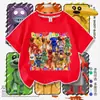 Novo Jogo de Restaurante Pizzy's Parlor Mercadoria Roupas Camiseta de Manga Curta Infantil Top Solto Verão