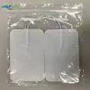 Parche de Masaje de Fisioterapia con Electrodo de Tela No Tejida 5X10 con Cable, Electroterapia de Frecuencia Media y Baja Masajeador de Meridianos Parche de Gel para Columna Cervical