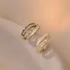 Aretes para Mujer, Aretes de Flor Corazón con Circonita Micro-pavimentada de Cobre, Nueva Moda de Nicho, Diseño Simple, Joyería de Temperamento y Versátil