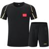 Verão Equipe Chinesa Sportswear Shorts de manga curta terno Masculino e Feminino Taekwondo Wushu Roupas Tênis de Mesa Roupas de Treinamento Roupas de Treinamento