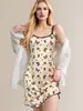 1 Peça-EUA Estilo Sexy Camisola Feminina Estilo Desenho Animado Doce