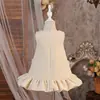Vestido de Princesa para Bebê Estilo Novo, Vestido Rodado Floral Tridimensional para Bebê de Um Ano, Vestido para Celebração de 100 Dias de Menina