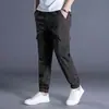 Atacado do fabricante comércio exterior calças esportivas casuais masculinas para primavera e verão, cor sólida, corte solto, tamanho europeu, calças jogger soltas