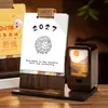 Índice para Archivador de Hojas Sueltas Soporte de Madera Portabolígrafos Calendario de Escritorio 2027 Logo Personalizado Adorno de Negocios Calendario Personalizado Publicidad Corporativa