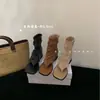 Impuestos No Incluidos Sandalias de Cuña Nuevas Retro Cuadradas para Mujer, Estilo Slip-On, Sandalias de Tira Romana de Moda y Versátiles