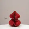 Calabaza Roja Decoración Decoración de Apertura Nuevo Estilo Chino Casa de Estudio Regalo de Inauguración Boda Porche Calabaza de Papel Panal
