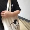 Design de nicho coreano, desenho animado fofo, padrão divertido, bolsas finas de algodão, bolsa de lona, bolsa de ombro, bolsa de compras