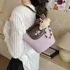 Moda Simples Nova de Primavera Transfronteiriça Bolsa Feminina de Ombro Cruzado Versátil de Mão de Alto Padrão Bolsa Saco