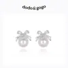 Pendientes de Perla Pendientes de Lazo 2025 Nueva Entrada Pendientes de Lujo Diseño de Nicho Pendientes de Gama Alta