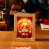 Adornos Culturales y Creativos para Templos, Marcos de Fotos de Alta Gama, Soportes de Exhibición para Atraer Riqueza, Regalos de Escritorio, Decoración del Hogar, Artículos para Ofrendas