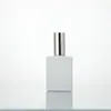 Botella de Perfume de Vidrio Botella Vacía Botella con Atomizador Recargable para Perfume de Gama Alta Botella de Vidrio con Tapa de Rosca Botella de Recarga para Perfume 50ml