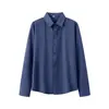 Camisa Blanca para Hombre de Manga Larga Primavera y Otoño Traje de Hombre de Gama Alta Maduro y Estable con Corte Ajustado Camisa sin Planchar