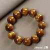 Pulsera de Sauce de Seda Dorada para Hombre 2.0 Coral Negro Sauce 108 Pulsera de Rosario para Mujer Cuentas de Buda Joyería de Juego
