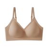 Ropa interior de seda helada con sensación de frescura sin marcas para mujer, sin aro de acero, anti-caída, verano, ultra delgada, cómoda, transpirable, sujetador deportivo