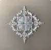 Luminária de gesso mosaico estilo francês, luminária de gesso mosaico decoração estilo europeu design de teto