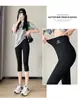 Pantalones de tiburón de tres cuartos para Barbie, Leggings de seguridad, Pantalones de yoga, Cintura alta para control de abdomen, Pantalones tipo avión que levantan glúteos, Ajustados al por mayor