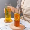 Vaso Recto Corin de Vidrio Resistente al Calor Restaurante de Celebridades de Internet Vaso Largo para Beber Vaso de Cóctel Vaso para Jugo de Frutas Vaso Largo para Agua