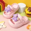 Zuecos de Dibujos Animados Populares para Niños, Ligeros y Aliviadores de Presión, con una Sensación Suave al Caminar, Sandalias Cerradas de Eva para Niñas, para el Hogar y el Jardín de Infancia