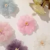 6,5cm Flores de Renda Pequenas Frescas e Doces Acessórios de Flor DIY Acessórios de Cabelo para Mulheres Acessórios de Sapato Flores Materiais de Acessórios para Roupas