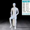 Adereços de manequim para loja de roupas vestido de noiva pintado manequim em pé sentado manequins modelos masculino e feminino corpo inteiro