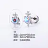 Pendientes Populares Más Vendidos Clavos de Acero de Titanio 316L Dulces Frescos Versátiles Clavos para Cartílago Auricular Cuidado del Agujero de la Oreja Clavos para Cóclea