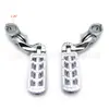 Soporte de Pedal Modificado para Motocicleta Barra Protectora de Parachoques Soporte Fijo de Instalación 32 mm Venta al por Mayor de Fábrica