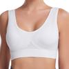 Ropa interior deportiva de yoga personalizada Malla hueca Transpirable Transfronteriza Talla grande Sujetador deportivo sin aros Chaleco para mujer