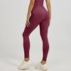Calças Esportivas Fitness Estilo Europeu e Americano Transfronteiriças Calças Pêssego Corrida Levanta Bumbum Cintura Alta Controle da Barriga Leggings Elásticas Calças de Yoga