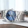2026 Nuevo Elegante y de Alta Gama Hebilla Negocios Casual Dual Calendario Luminoso Reloj de Cuarzo para Hombres