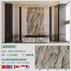 Foshan 900x2700x9 Série Cristal Colorido Posicional Brilho Fino Luxo Leve Sala de Estar Parede de Fundo de TV Painel Grande de Corpo Inteiro