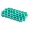 Venta Caliente Transfronteriza DIY37 Molde para Paletas de Hielo Molde de Silicona para Bloques de Hielo de Panal Caja de Hielo Creativa de Panal
