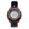 Relógio impermeável Xinjia display LCD de três cores relógio esportivo relógio de mergulho relógio de natação xj-821