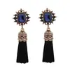 Pendientes de Borlas de Estilo Étnico de Venta Caliente Transfronterizos Europeos y Americanos Pendientes de Borlas Estilo Chino Palacio Retro Pendientes de Borlas Venta al por Mayor