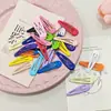 Presilhas de Cabelo Coloridas de Doce para Crianças 5cm, Presilhas de Cabelo Fofas Coloridas em Forma de Gota d'Água, Presilhas BB com Gotejamento de Óleo, Presilhas Laterais para Franja, Acessórios de Cabelo para Meninas
