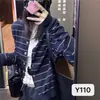 Casaco Cardigan de Tricô Listrado em Cores Contrastantes Jaqueta Primavera e Outono Novo Top Solto Moda Feminina High-End