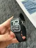 Adequado para Pulseiras de Apple Watch com Padrão Crazy Horse de Couro Fivela Magnética de Silicone Pulseiras de Relógio Iwatchs11/12