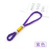 Nuevo Anillo de Plata Cuerda para Colgar Accesorios Joyería Hecha a Mano DIY Materiales Cuerda para Colgar en el Coche Llavero de Cuerda Trenzada Accesorios