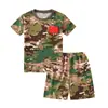 Uniformes Camuflados Infantis para Meninos e Meninas, Macacões Sapo para Alunos do Ensino Fundamental, Uniformes de Apresentação para Jardim de Infância, Uniformes de Treinamento Militar, Acampamentos de Verão, Roupas de Primavera e Outono para Atividades ao Ar Livre