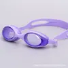Comércio eletrônico transfronteiriço antiembaçante infantil óculos de natação de alta definição óculos de natação de silicone longos com olhos atacado transfronteiriço