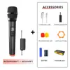 Microfone U Universal Transfronteiriço, Uso Duplo para Casa e Uso ao Ar Livre, Microfone Profissional de Mão com Cancelamento de Ruído para Ktv e Transmissão ao Vivo