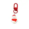 Nuevo Llavero de Resina de Santa Claus Hombre de Jengibre Lindo Alce Muñeco de Nieve Colgante para Mochila Escolar Regalo de Navidad
