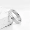 Anillo Forma Rectangular Lele Jewelry Moda Simple Elegante Estilo Ins Retro Europeo y Americano Anillo de Comercio Electrónico Transfronterizo