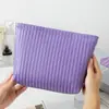 Bolsa de Lavado Impermeable Transfronteriza Nueva para Mujer, Bolsa de Almacenamiento Portátil de Gran Capacidad, Estilo Coreano, Sobre Rojo para Boca, Bolsa de Cosméticos