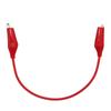 Cabo de carregamento com clipe Yigao vermelho e preto, cabo de teste com clipe de dupla ponta, linha 18AWG, 0,75 mm² de seção transversal, cabo de teste de fonte de alimentação