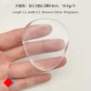 Esponja de Maquillaje de Polvo de Silicona Transparente Súper Suave Látex Redonda Gotas de Agua 3d Belleza Maquillaje Herramienta de Doble Cara de Uso Dual Seco y Húmedo No Absorbe Polvo