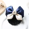 Flor para el cabello profesional al por mayor Red coreana para el cabello Bolsillo Accesorios para el cabello de perlas Azafata de banco Enfermera Accesorios para el cabello Hotel Trabajo Horquilla
