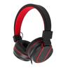 Auriculares con cable para montar en la cabeza para juegos, con micrófono para llamadas, plegables, universales para teléfonos móviles y ordenadores, Una pieza