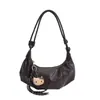 Bolso de Axila de Textura Popular Versátil Retro de Nicho para Mujer Verano 2025 Bolso de Hombro Cruzado Casual Simple