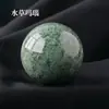 Esfera de Cristal Natural al por Mayor Piedra Cruda de Cristal Esfera de Cristal Pulido con Base Decoración Adorno Regalo para Sala de Estar en Casa